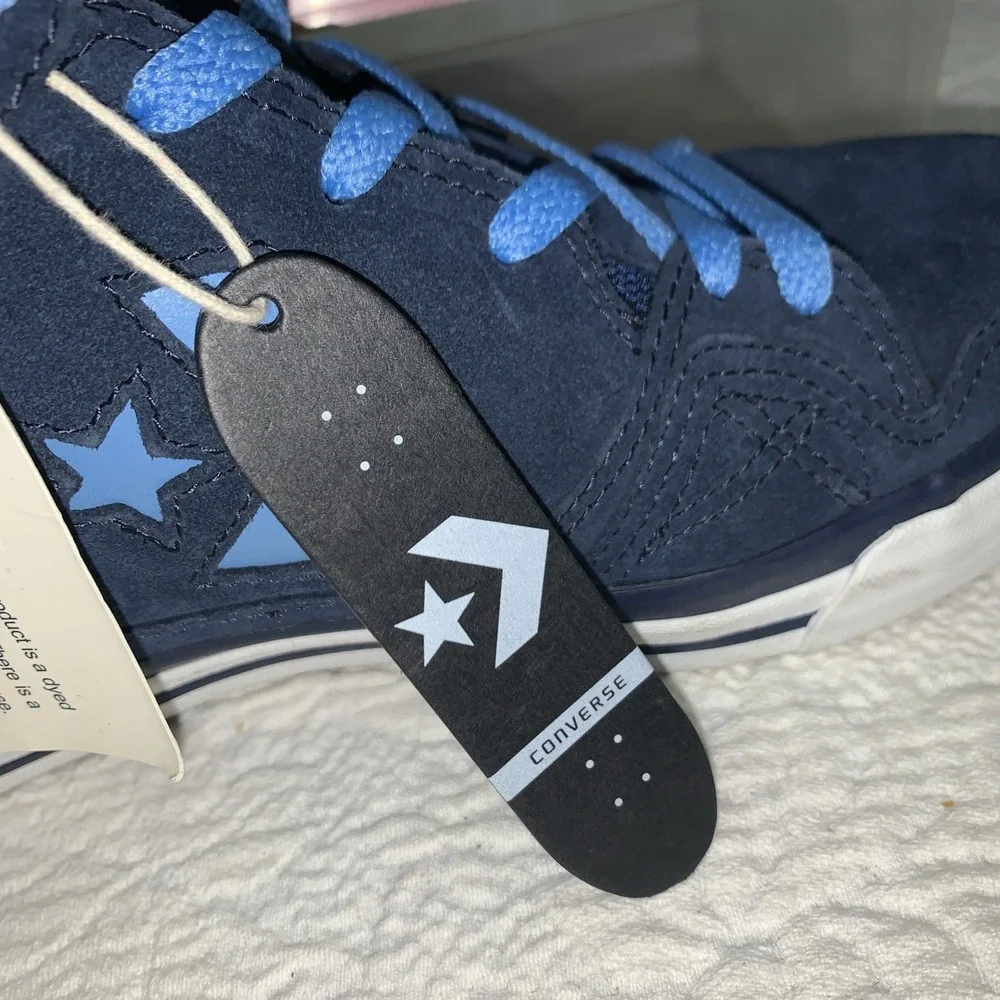 Converse ⭐️ Rune Glifberg Size 10 Hi Blue Suede‎ Men's Shoes Skate RARE 🌟